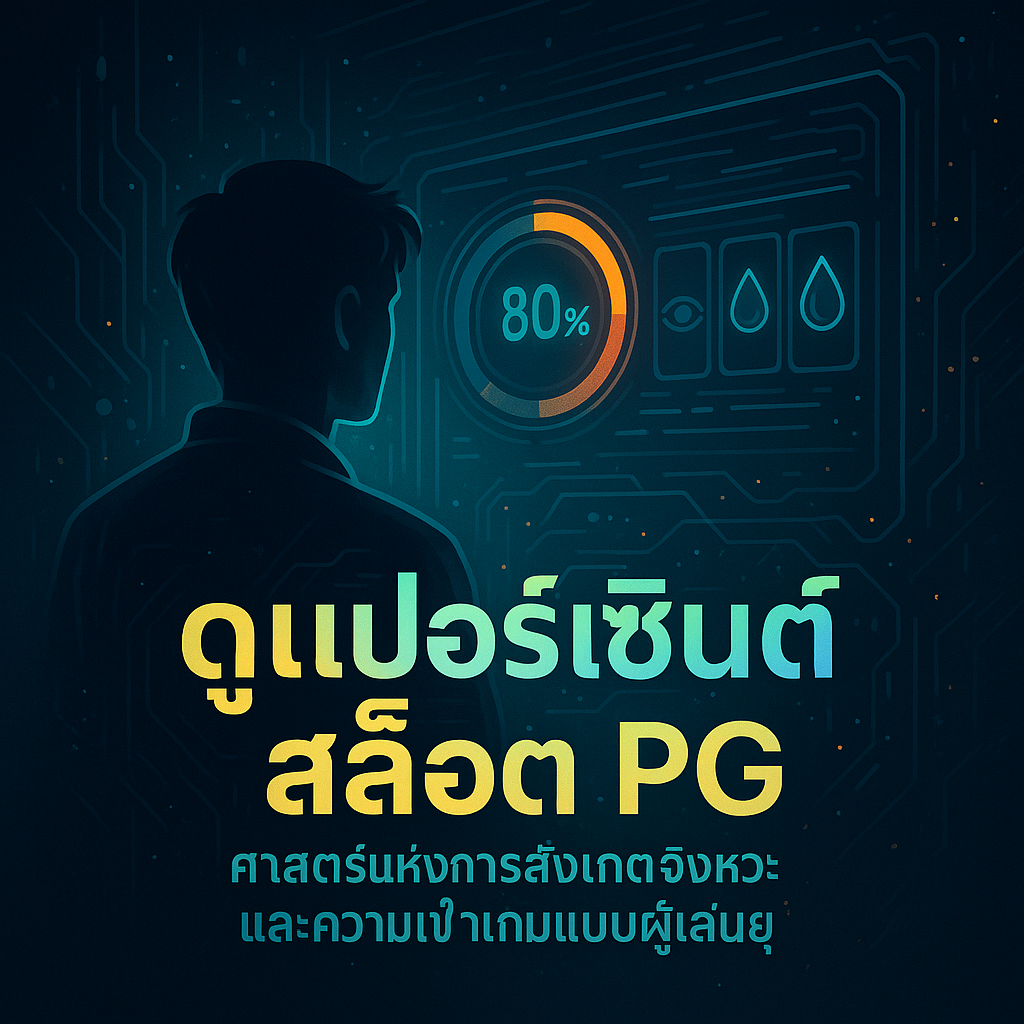 ดูเปอร์เซ็นต์สล็อต pg