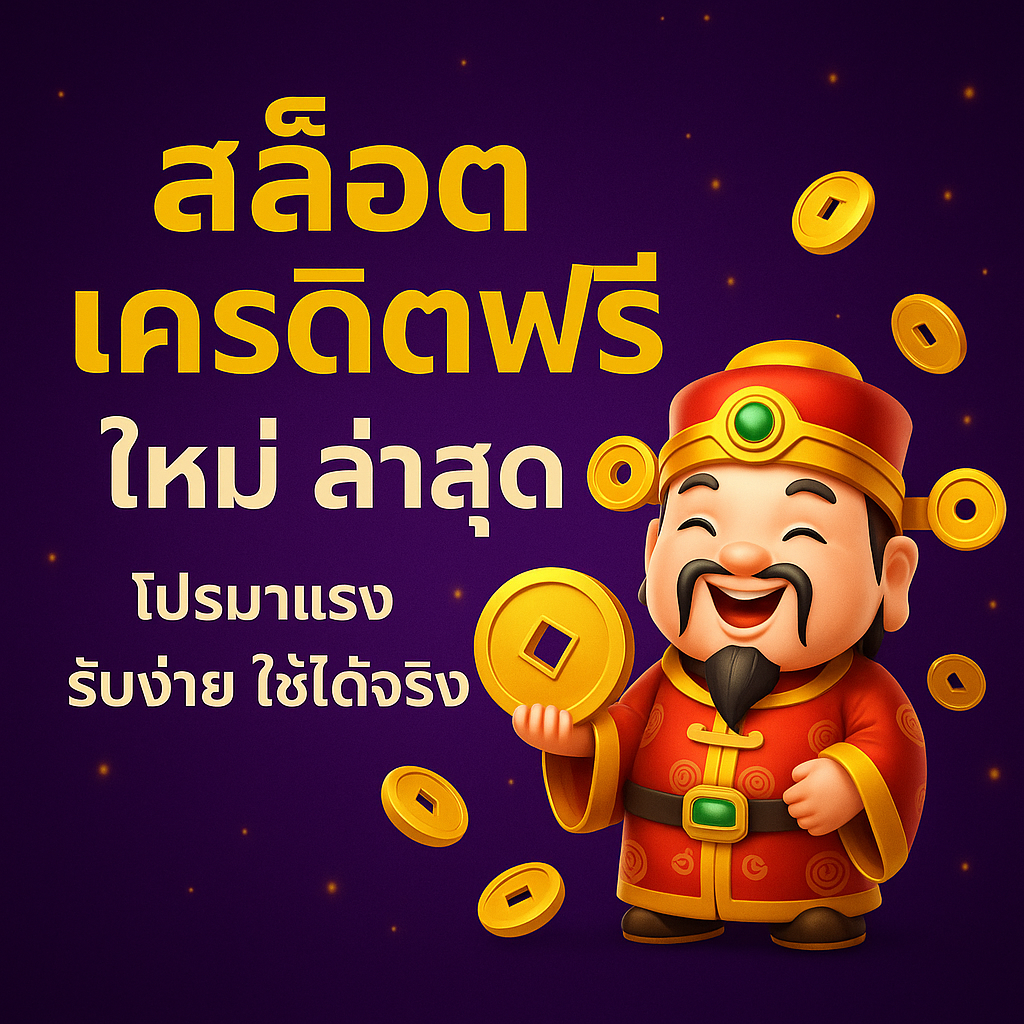 สล็อต เครดิตฟรี ใหม่ ล่าสุด