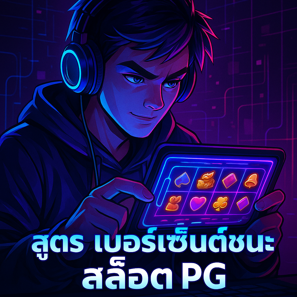 สูตร เปอร์เซ็นต์ชนะ สล็อต PG