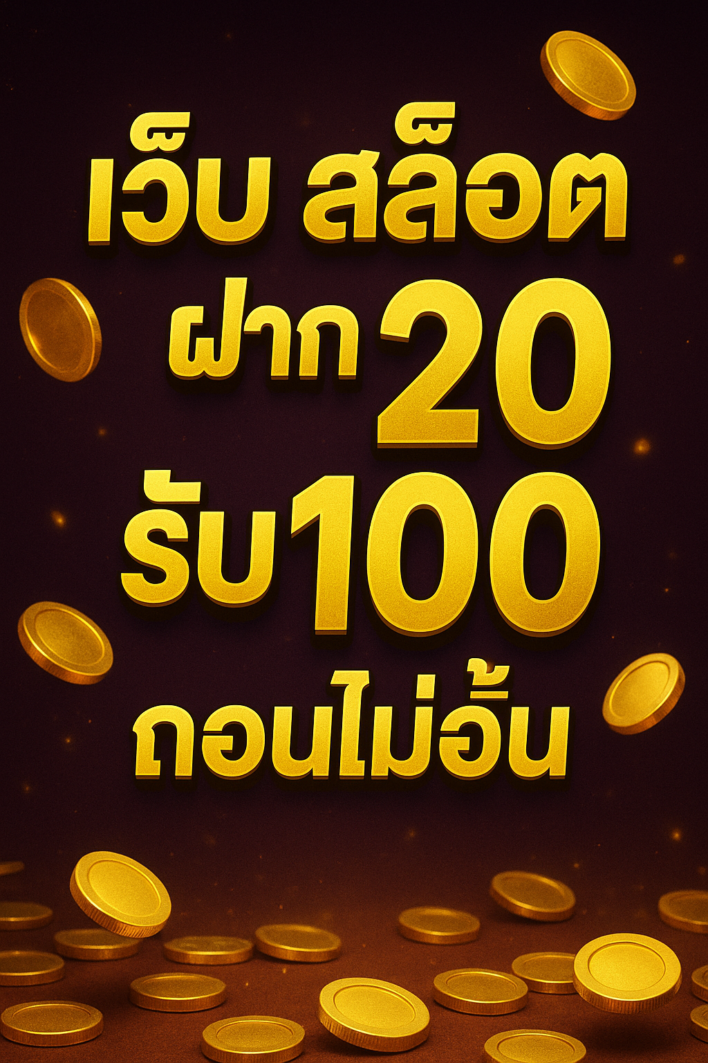 เว็บ สล็อต ฝาก 20 รับ 100 ถอนไม่อั้น