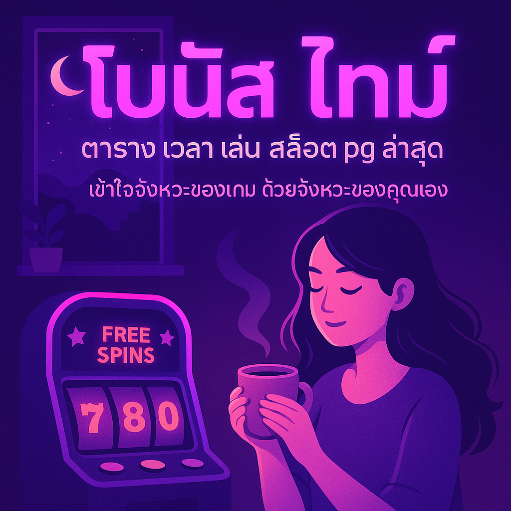 โบนัส ไท ม์ ตาราง เวลา เล่น สล็อต pg ล่าสุด