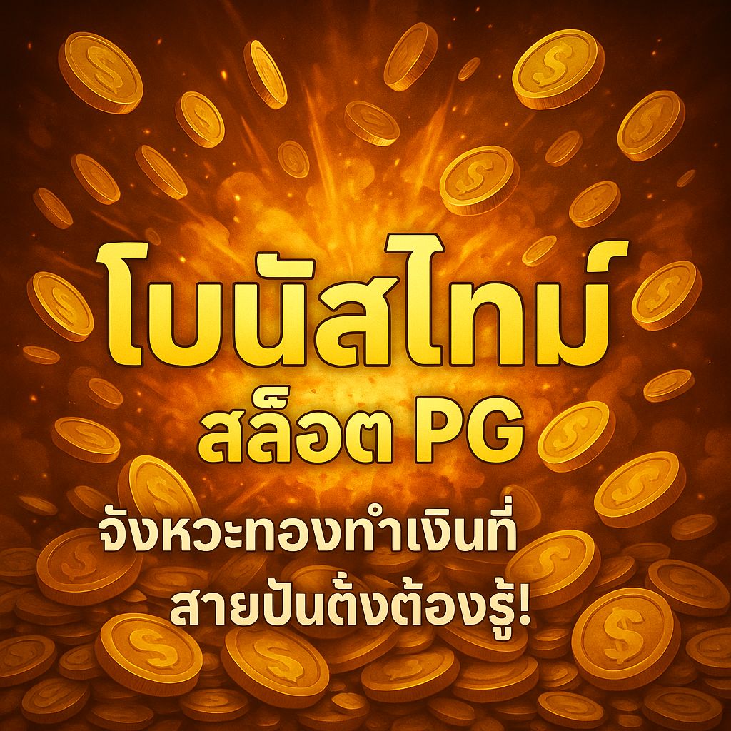 โบนัสไทม์ สล็อต pg