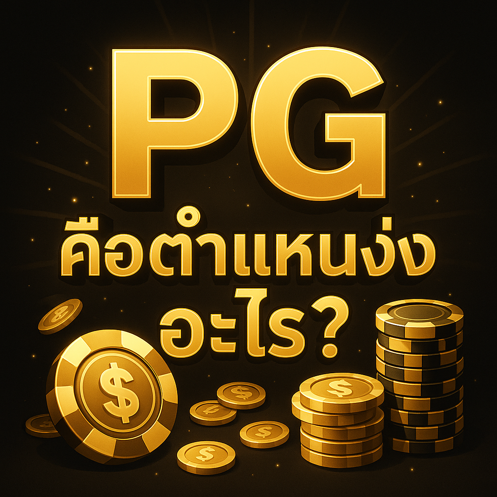 pg คือตําแหน่งอะไร