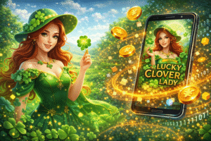 Lucky Clover Lady PG PNG