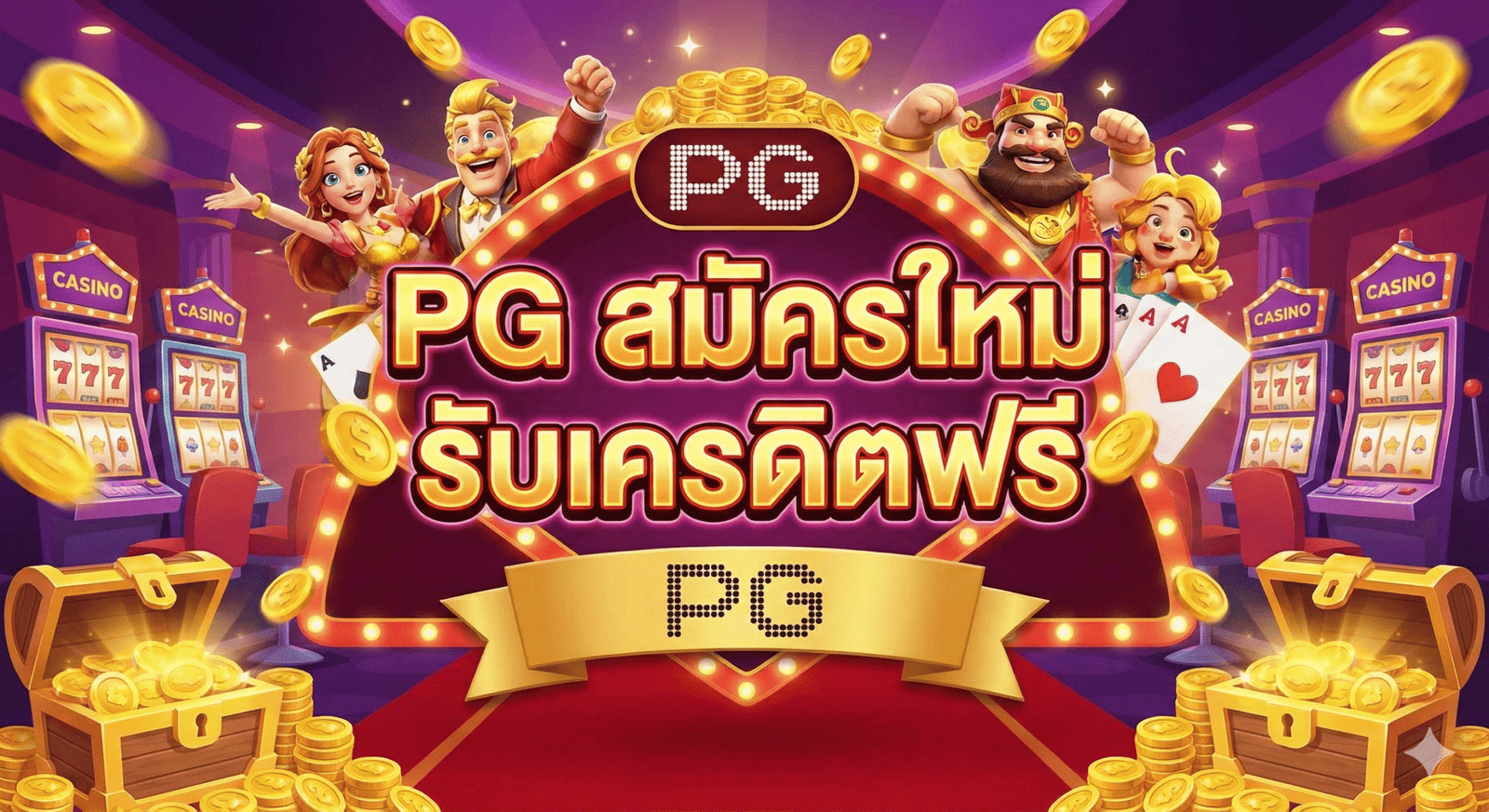 pg สมัครใหม่ รับเครดิตฟรี