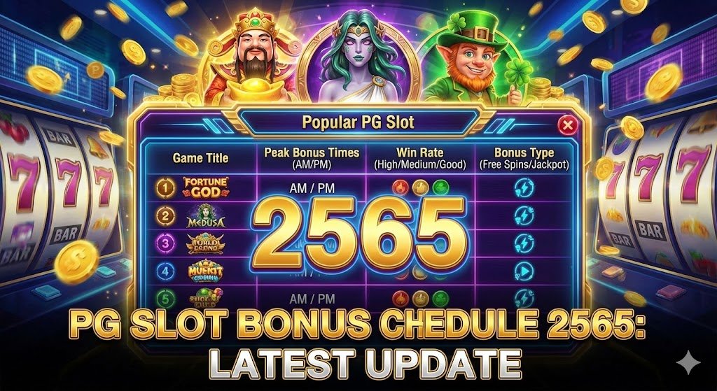 ตารางโบนัส pg ล่าสุด 2565