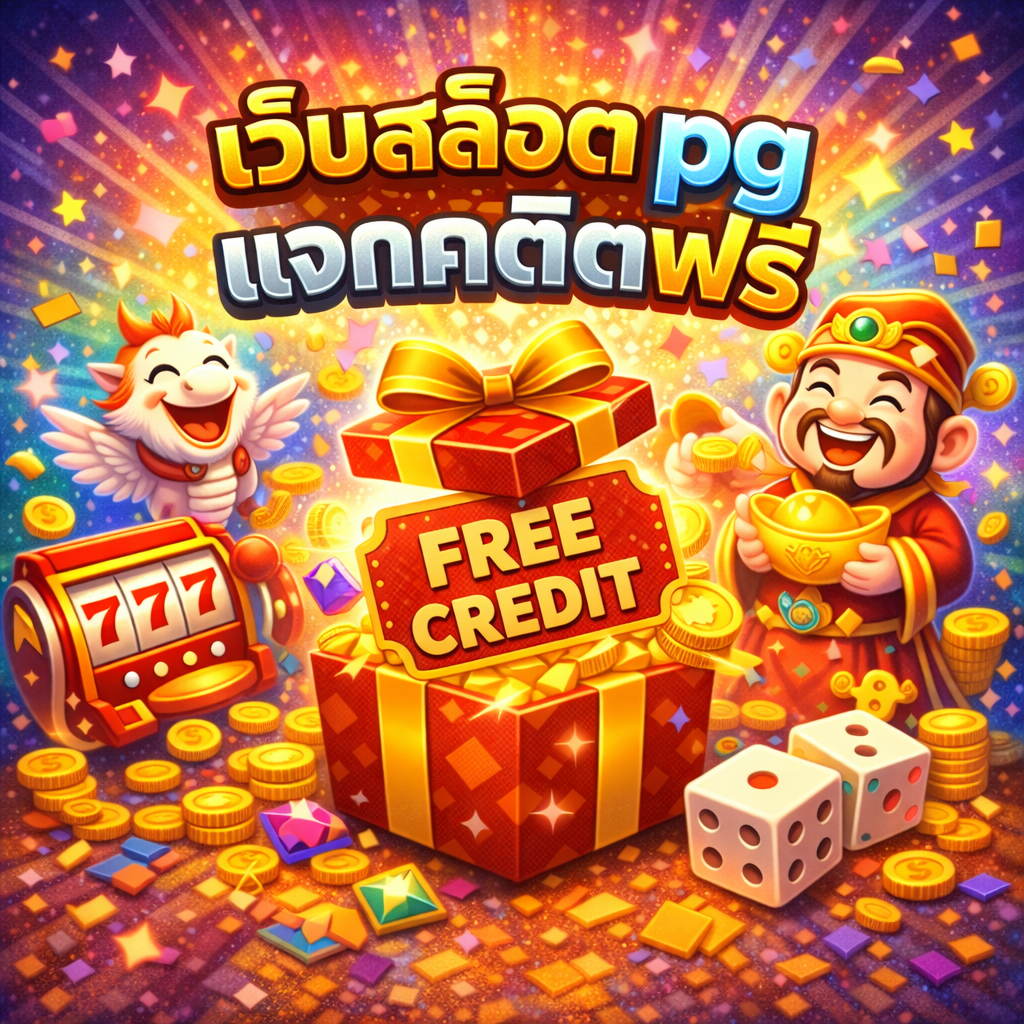 เว็บสล็อต pg แจกเครดิตฟรี