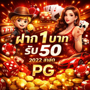 ฝาก 1 บาทรับ50 2022 ล่าสุด pg