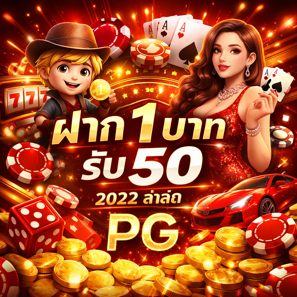 ฝาก 1 บาทรับ50 2022 ล่าสุด pg