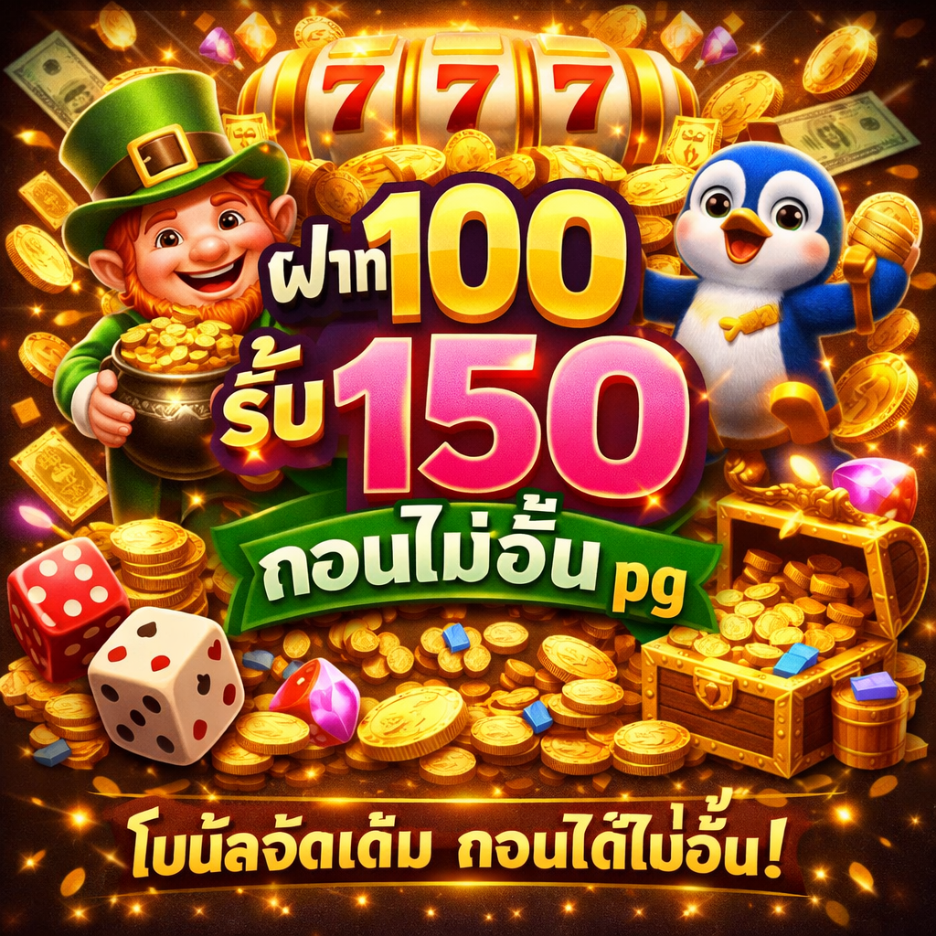 ฝาก100รับ150ถอนไม่อั้น pg