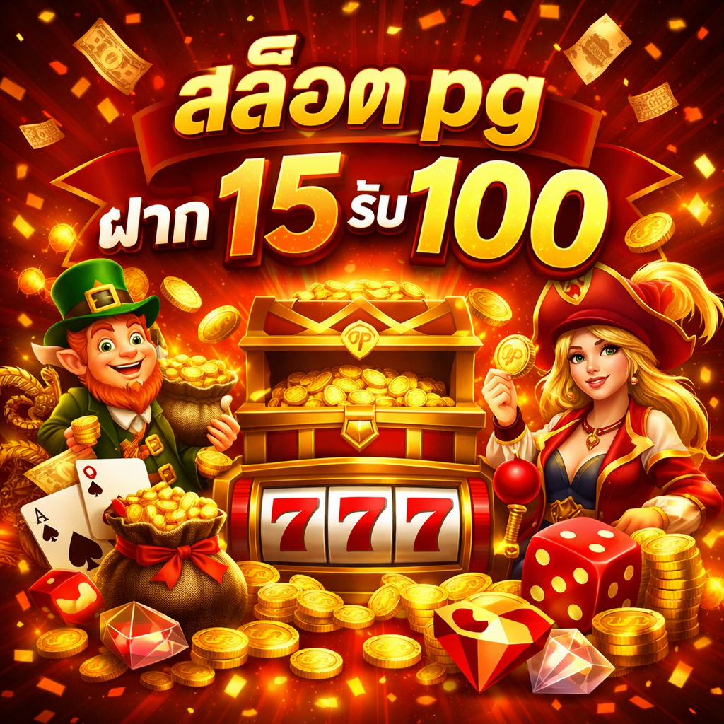 สล็อต pg ฝาก 15 รับ 100