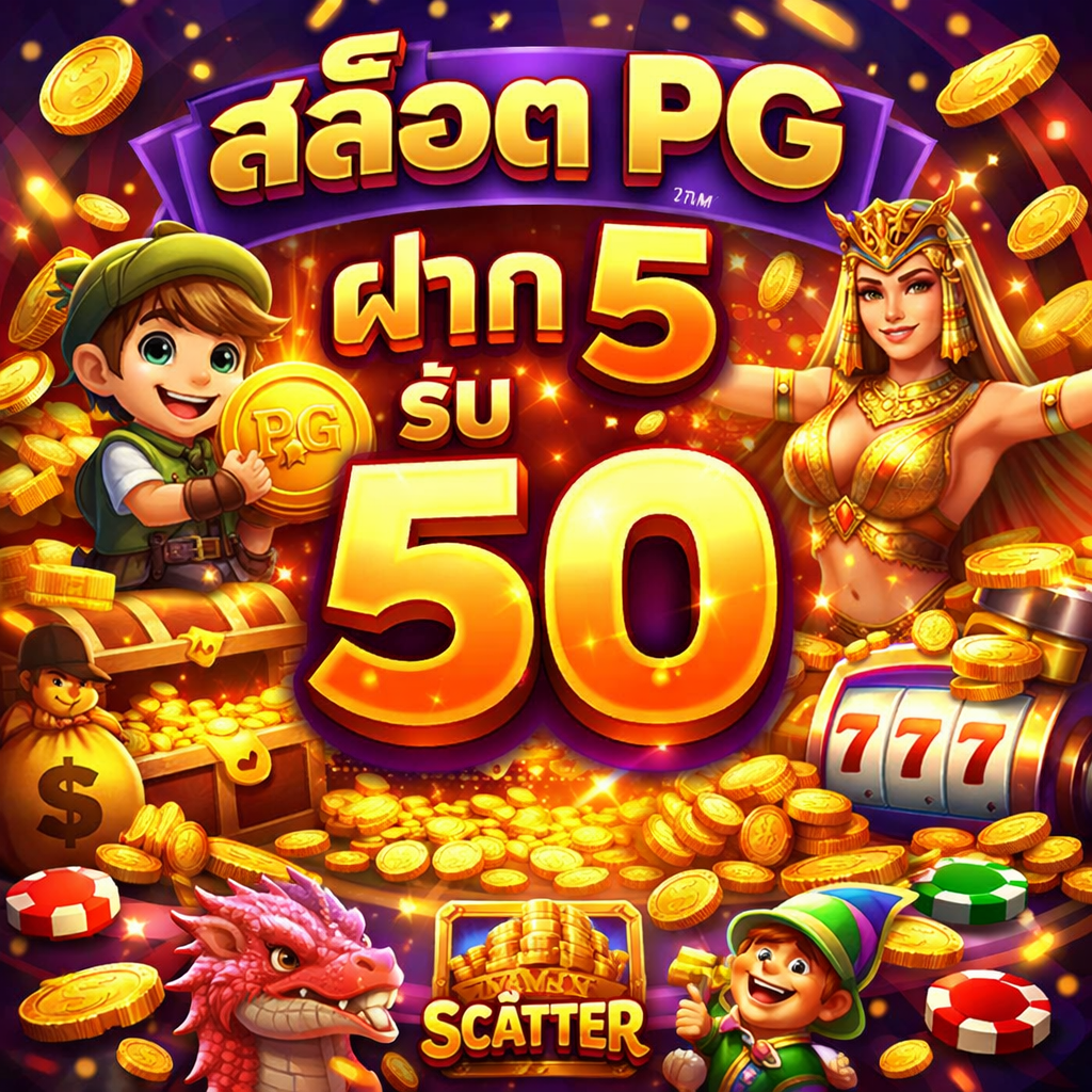 สล็อต pg ฝาก 5 รับ 50