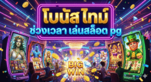 โบนัส ไท ม์ ช่วง เวลา เล่น สล็อต pg