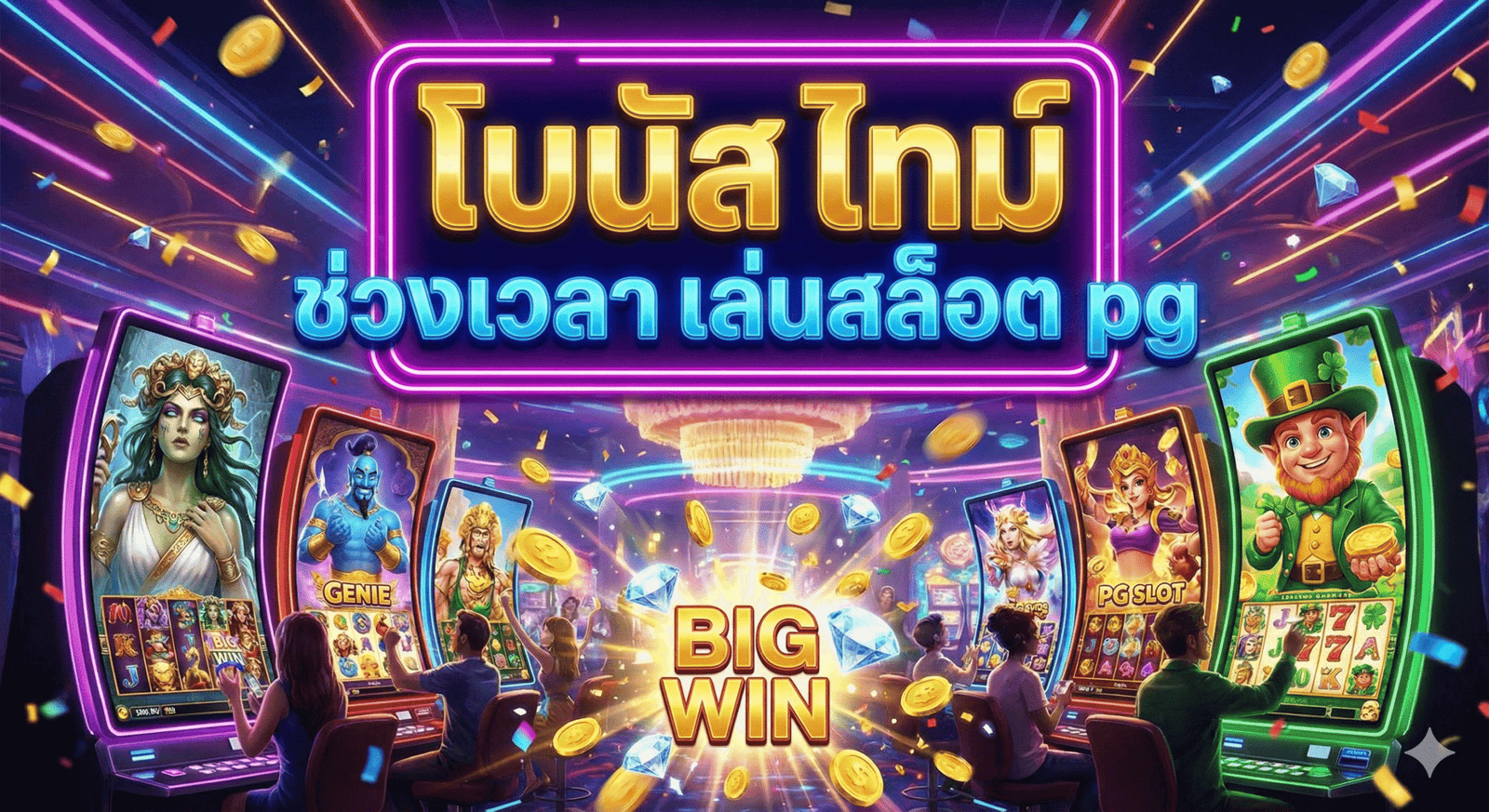 โบนัส ไท ม์ ช่วง เวลา เล่น สล็อต pg