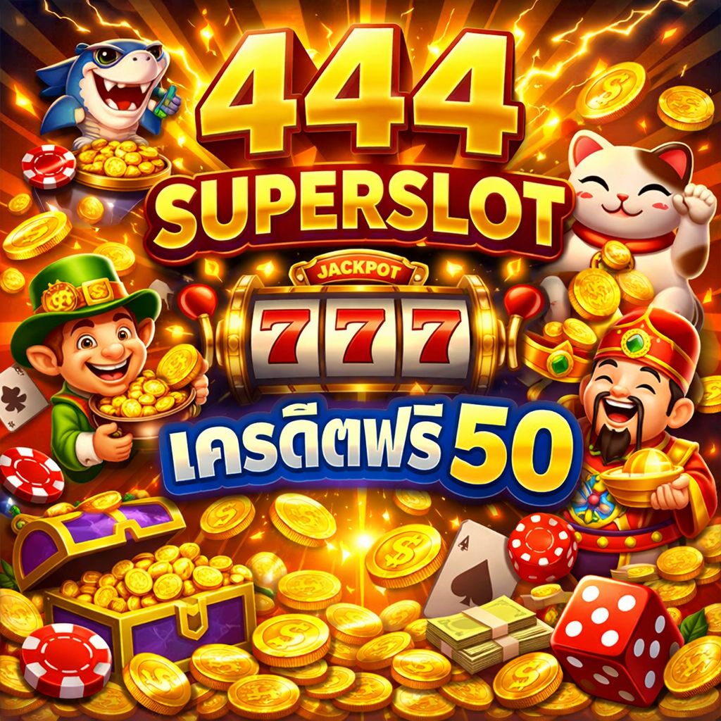 444 superslot เครดิตฟรี50