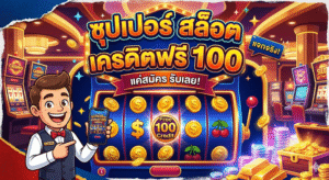 ซุปเปอร์ สล็อต เครดิตฟรี 100