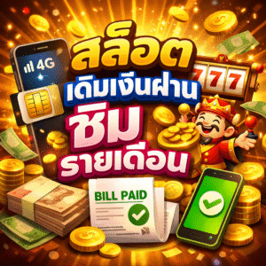 สล็อต เติมเงินผ่าน ซิ ม รายเดือน