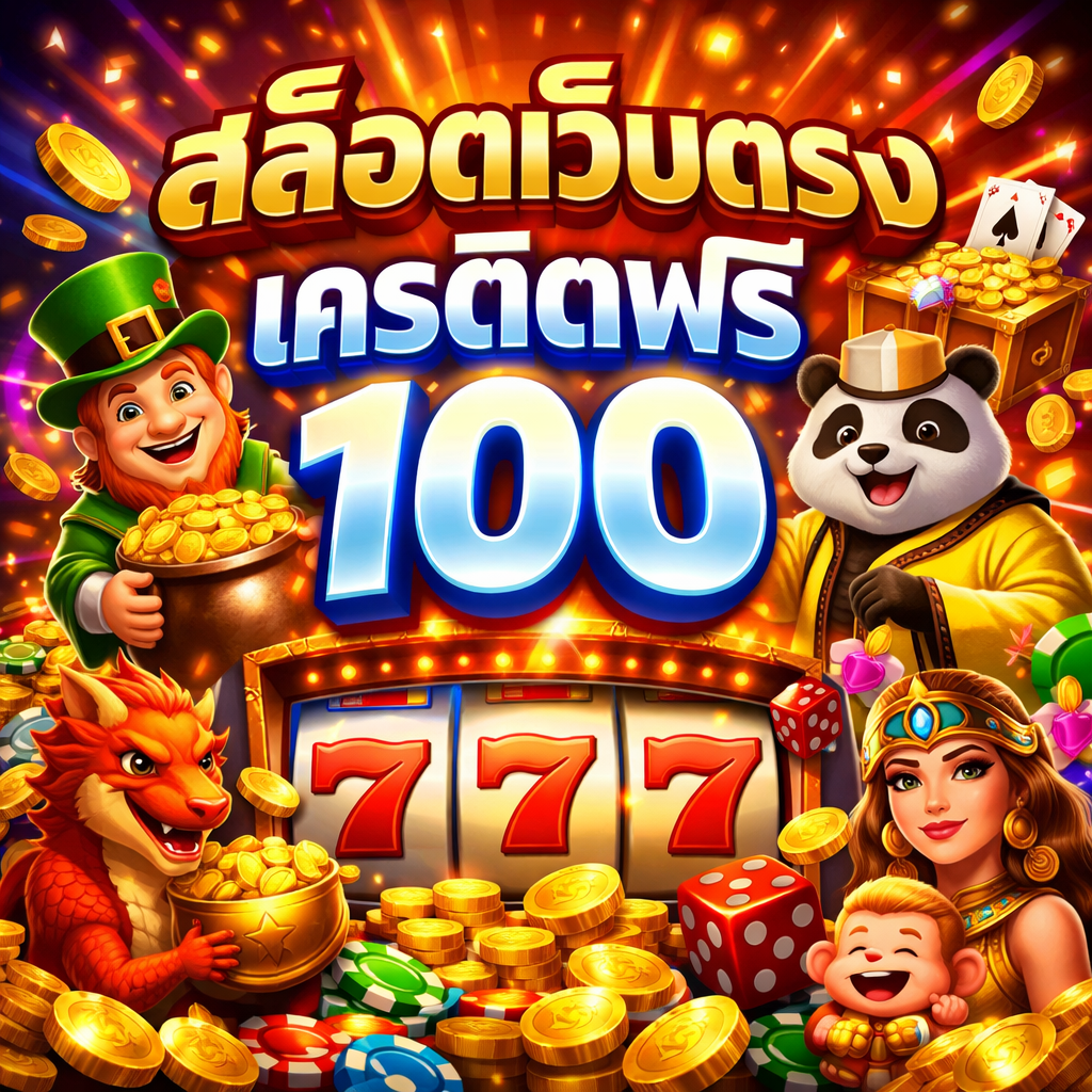 สล็อตเว็บตรง เครดิตฟรี 100